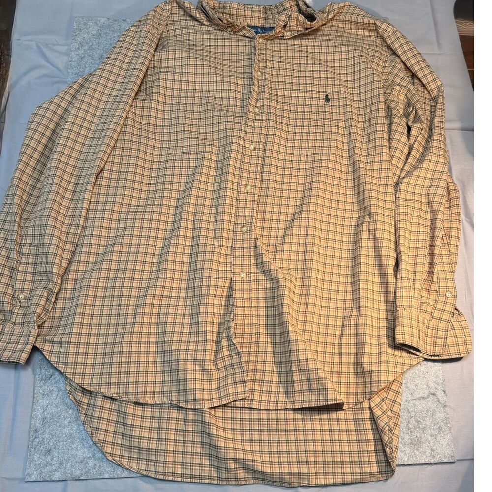 Vintage Polo Ralph Lauren Plaid Button Down Shirt